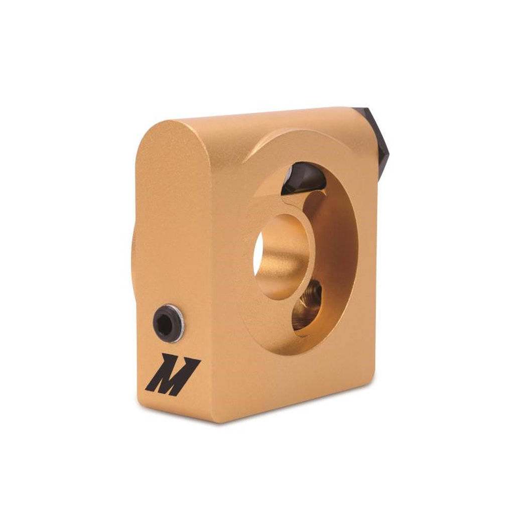 MISHIMOTO MMOP-SPTR Oil Sandwich Plate with Rear-Mounted Thermostat Photo-0