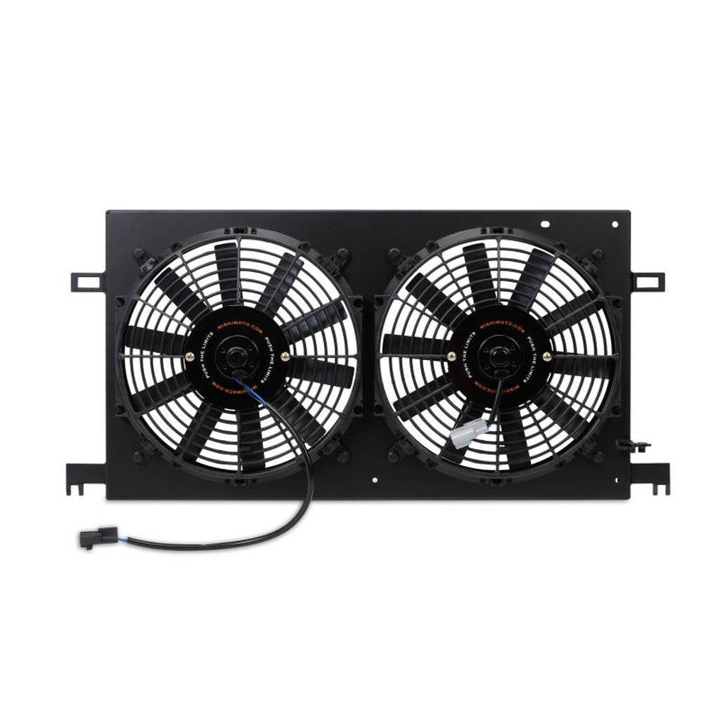 MISHIMOTO MMFS-BRZ-13PBK SUBARU BRZ/SCION FR-S/TOYOTA GT86 Plug-N-Play Black Aluminum Fan Shroud Photo-0