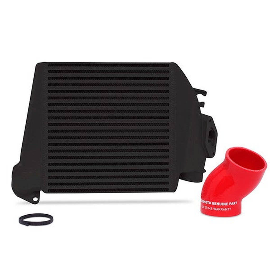 MISHIMOTO MMTMIC-WRX-08BKRD SUBARU WRX 2008-2014 Top-Mount Intercooler2008-2015 Black Cooler, Red H Photo-0