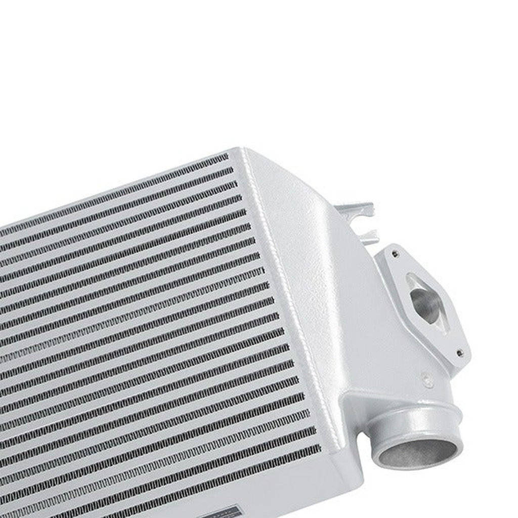 MISHIMOTO MMTMIC-WRX-08SLRD SUBARU WRX 2008-2014 Top-Mount Intercooler Silver Cooler, Red Hoses Photo-3