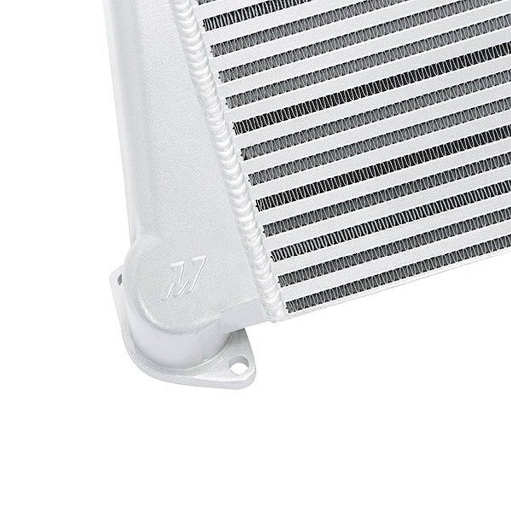 MISHIMOTO MMTMIC-WRX-08SLRD SUBARU WRX 2008-2014 Top-Mount Intercooler Silver Cooler, Red Hoses Photo-4