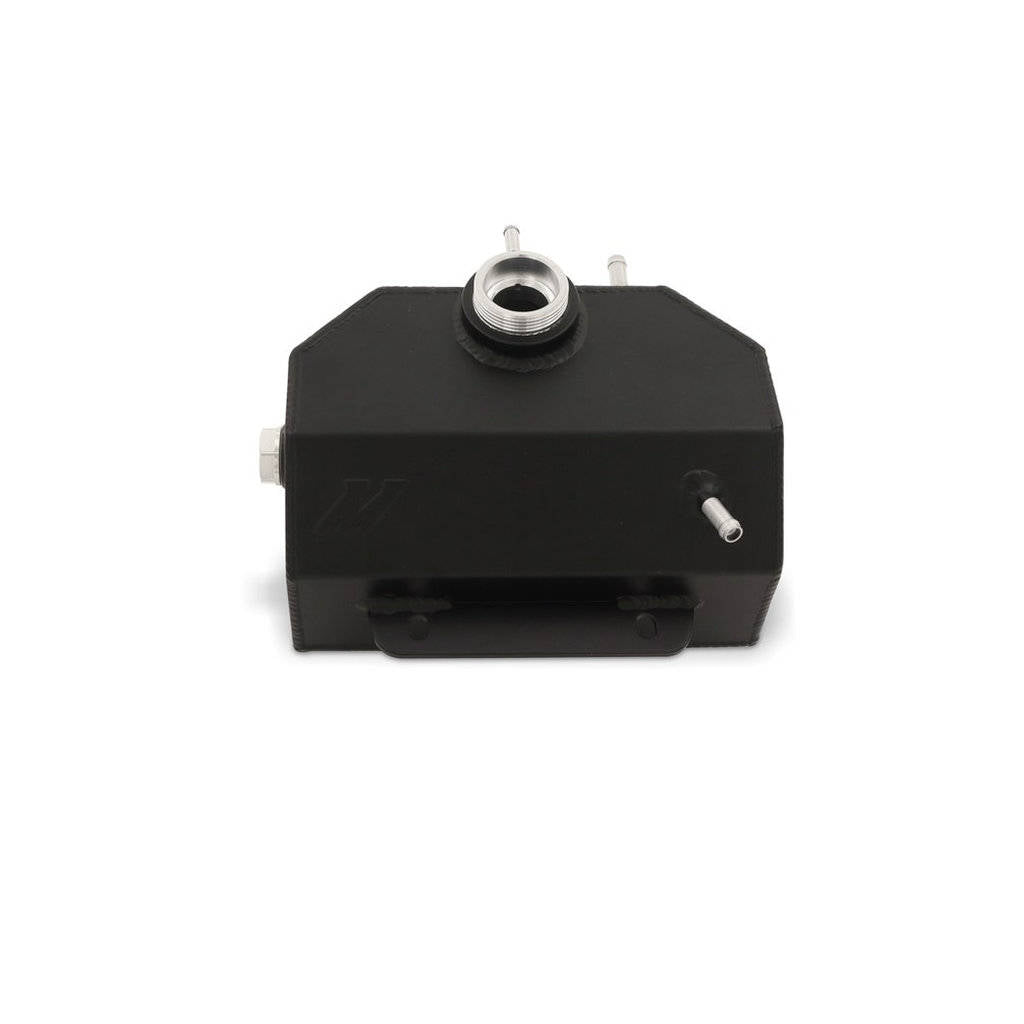 MISHIMOTO MMRT-MUS-15E FORD Mustang EcoBoost/V6/V8 Aluminum Coolant Expansion Tank, 2015+ Silver Photo-1