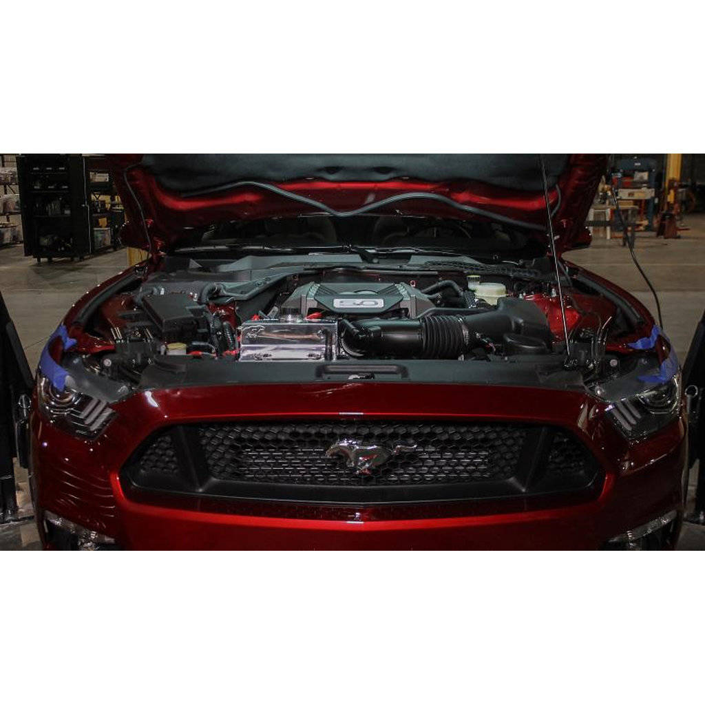 MISHIMOTO MMRT-MUS-15E FORD Mustang EcoBoost/V6/V8 Aluminum Coolant Expansion Tank, 2015+ Silver Photo-2