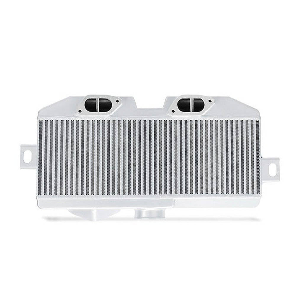 MISHIMOTO MMTMIC-STI-08SLBL SUBARU WRX STI Performance Top-Mount Intercooler Kit, Silver Cooler, Blu Photo-2
