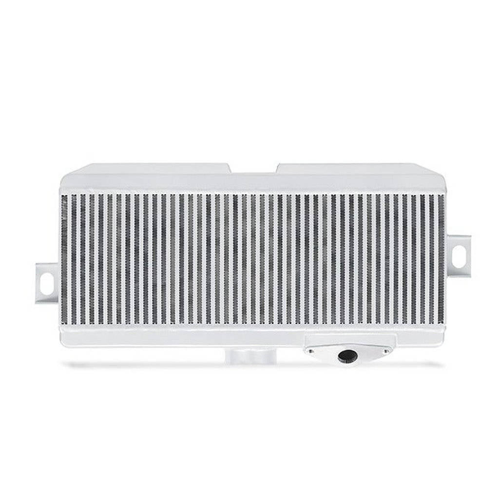 MISHIMOTO MMTMIC-STI-08SLBL SUBARU WRX STI Performance Top-Mount Intercooler Kit, Silver Cooler, Blu Photo-3