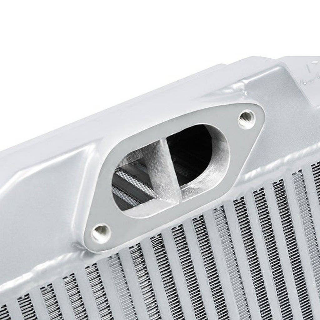 MISHIMOTO MMTMIC-STI-08SLBL SUBARU WRX STI Performance Top-Mount Intercooler Kit, Silver Cooler, Blu Photo-6
