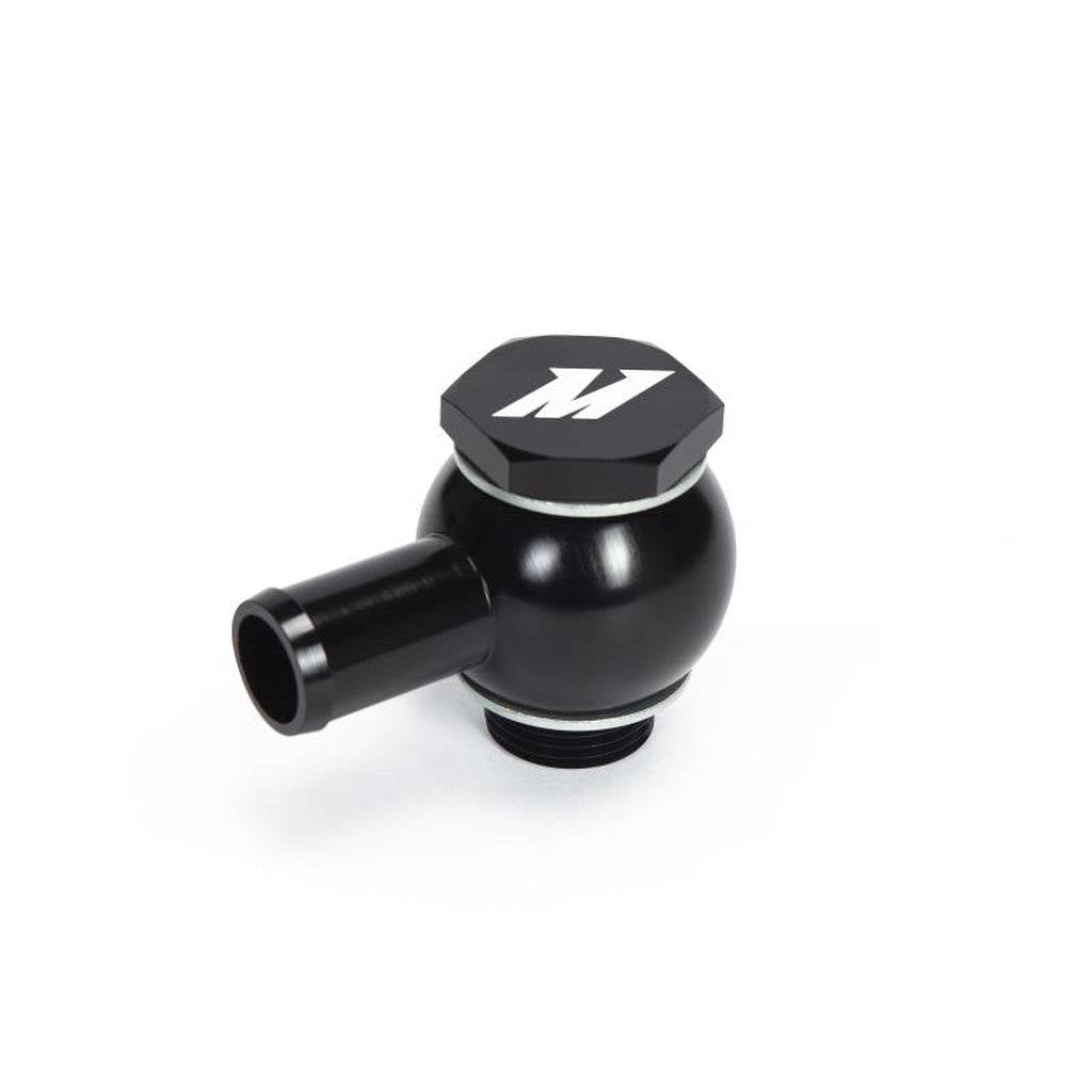 MISHIMOTO MMBB-STBK Banjo Fitting With Bolt M20 x 5/8 Straight, Black Photo-0