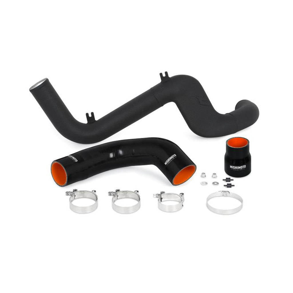 MISHIMOTO MMICP-RS-16HWBK FORD Focus Hot-Side Intercooler Pipe Kit, 2016+, Wrinkle Black Photo-0