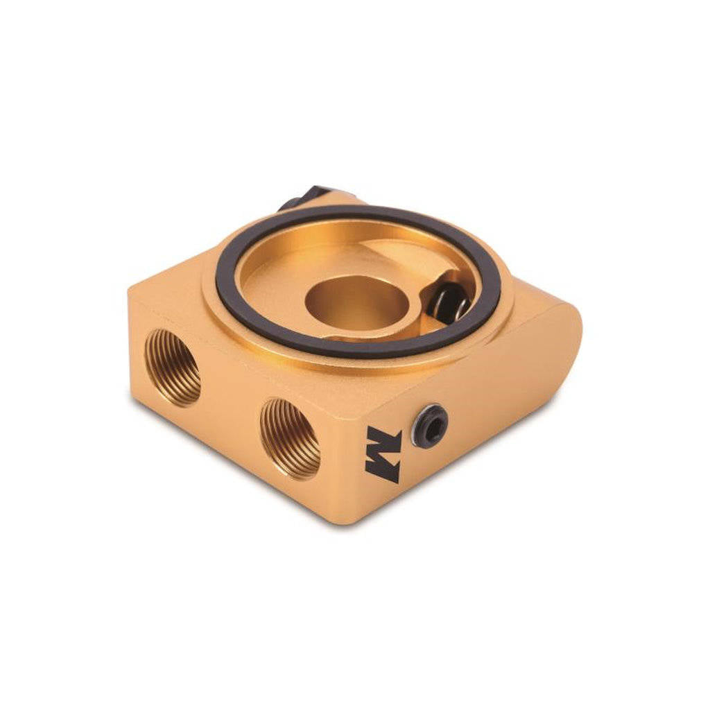 MISHIMOTO MMOP-SPTRM22 M22 X 1.5 Sandwich Plate with Rear-Mounted Thermostat Photo-3