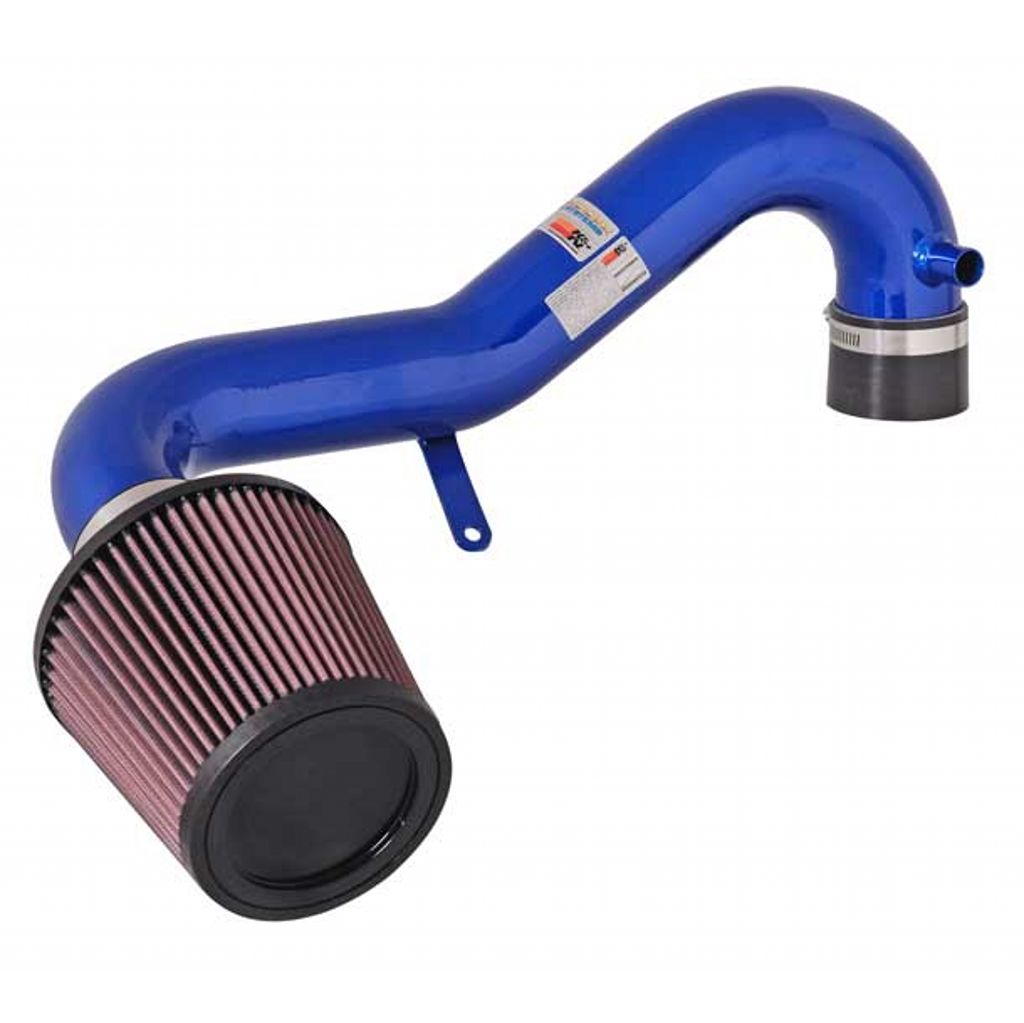 K&N 69-1008TB Performance Air Intake System TYPHOON; HONDA CIVIC, L4-1.7L (SR) '01-05; BLUE Photo-0