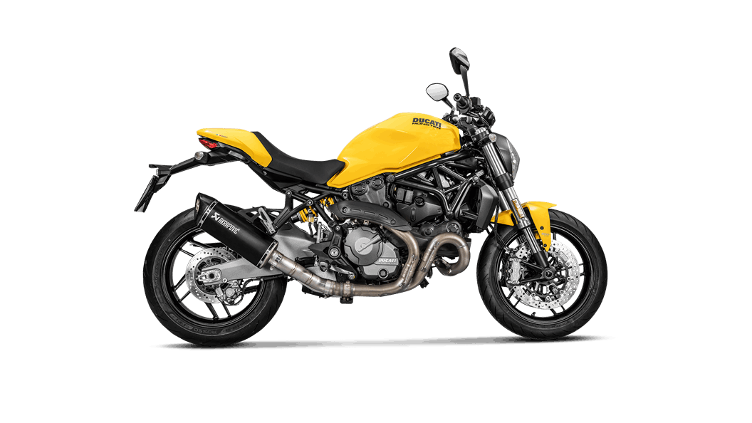 AKRAPOVIC S-D12SO8-RTBL DUCATI MONSTER 821 2017-2019 Slip-On Line (Titanium) Photo-1