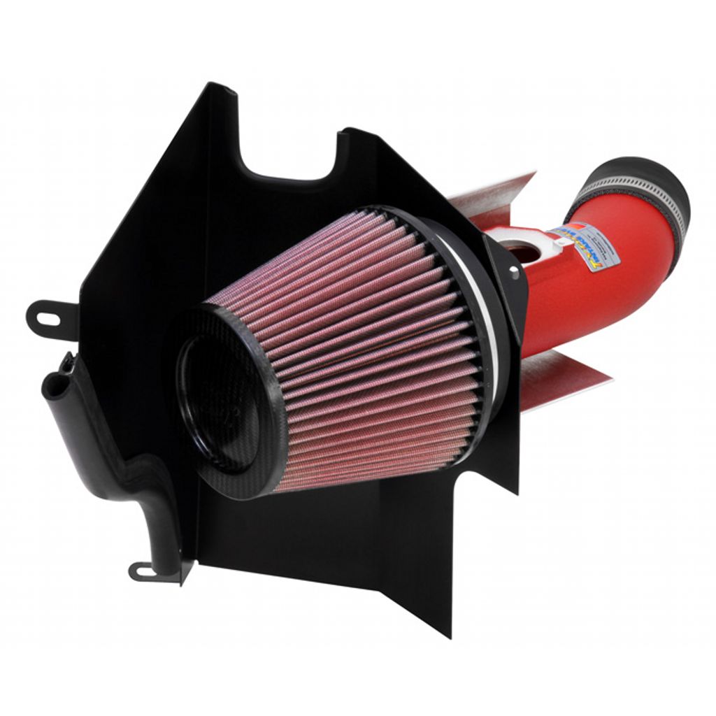 K&N 69-8001TWR Performance Air Intake System TYPHOON; SUBARU WRX STI, F4-2.5L, 2004 (WRINKLE RED) Photo-0