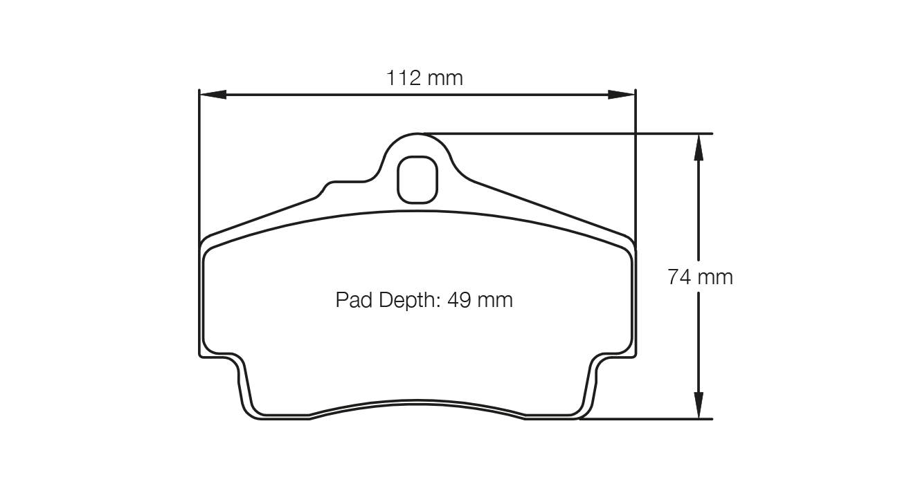 PAGID 2406-RS42 Rear brake pads RS42 PORSCHE 718 Cayman S 2.5 (982)/981C Cayman GTS 3.4L Photo-0