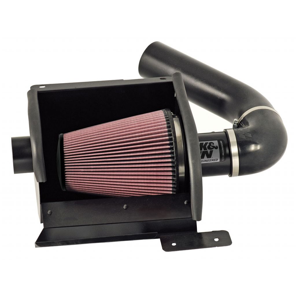 K&N 77-2570KTK Performance Air Intake System PERF. INTAKE KIT; FORD E350/E450 ECONOLINE, V10-6.8L; 97-08 Photo-0