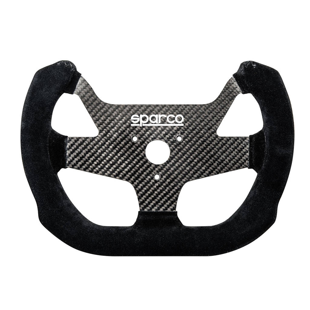SPARCO 015PC270SSN Steering wheel F-10C, suede, black, carbon, hole interaxis 3x50,8 mm Photo-0
