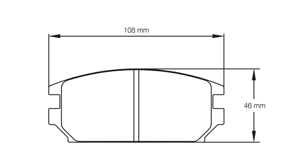 PAGID 2445-RS42 Rear Brake Pads for MITSUBISHI EVO IV 1995-1997 Photo-0