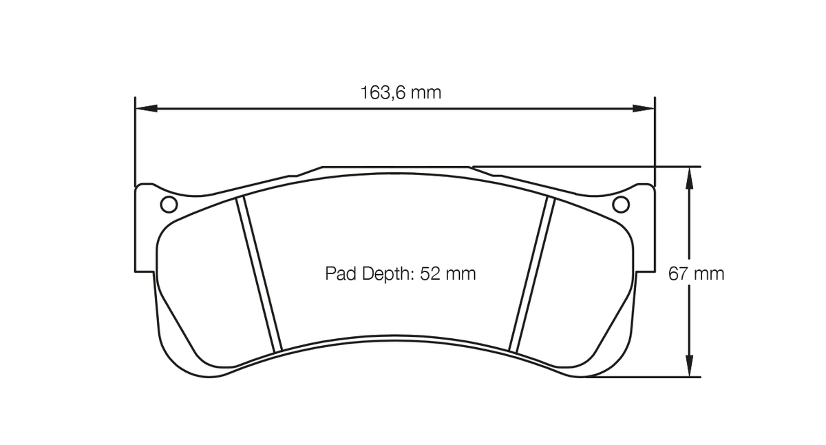 PAGID 2488-RST2 Front Brake Pads for PORSCHE 997 GT3 RSR (07+) Photo-0