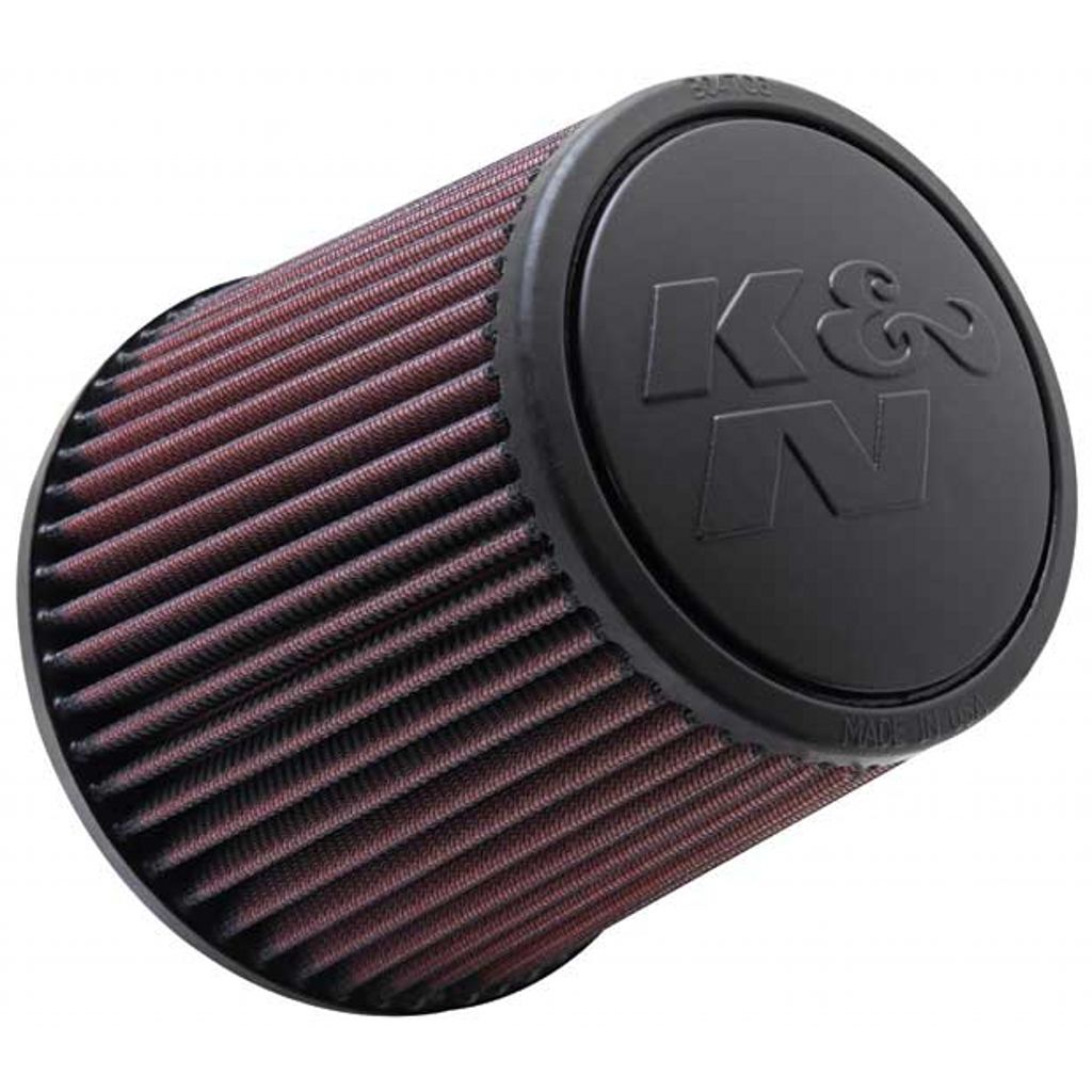 K&N RE-0930 Clamp-On Air Filter 3"ID FLG, 6"OD-B, 4-5/8"OD-T, 6"H Universal Photo-0