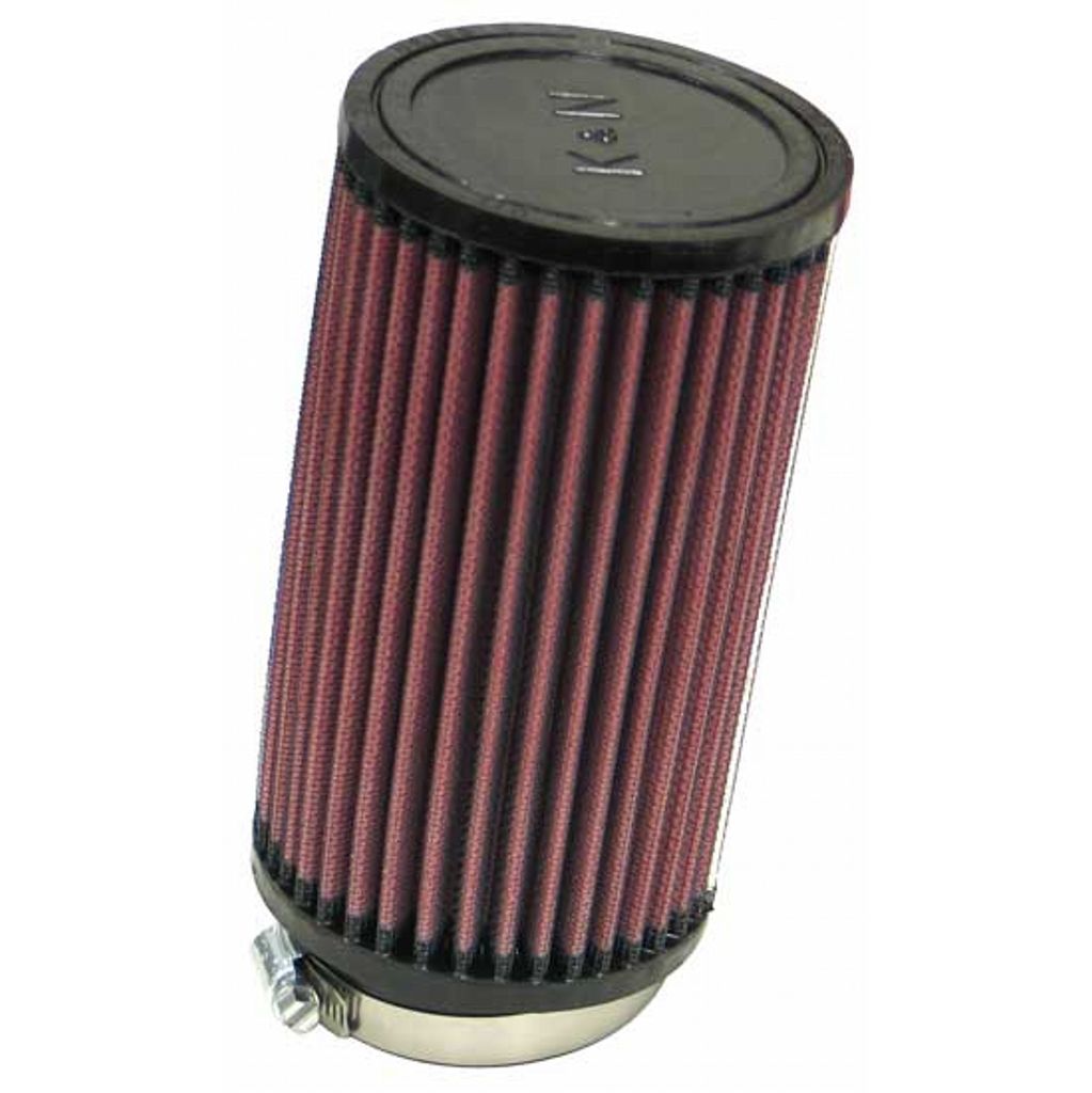 K&N RU-1480 UNIVERSAL Clamp-On Air Filter 2-3/4"10 DEG FLG, 4"OD, 7"H Photo-0