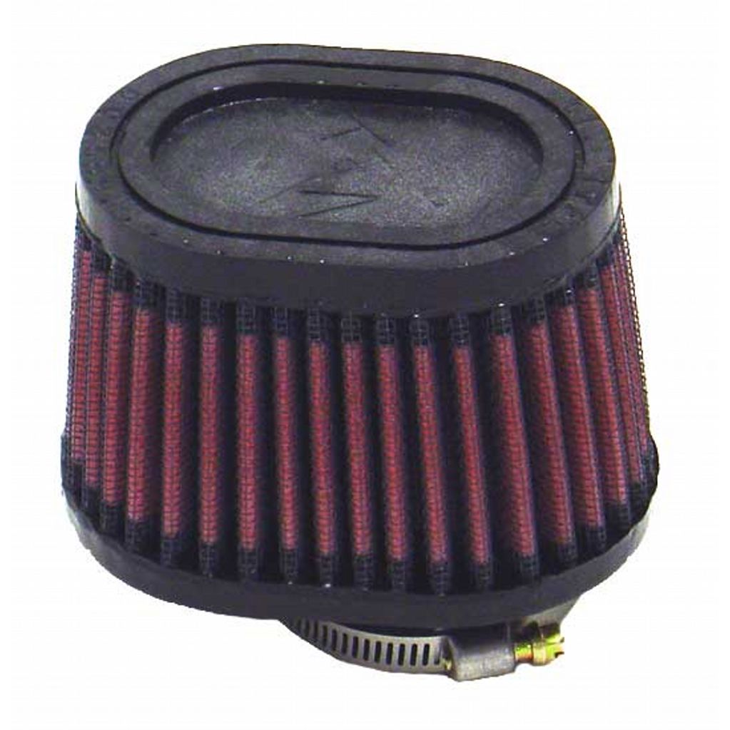 K&N RU-2450 UNIVERSAL Clamp-On Air Filter 1-3/4"FLG O/S, 4" X 3"B, 3" X 2"T, 2-3/4"H, OVAL Photo-0