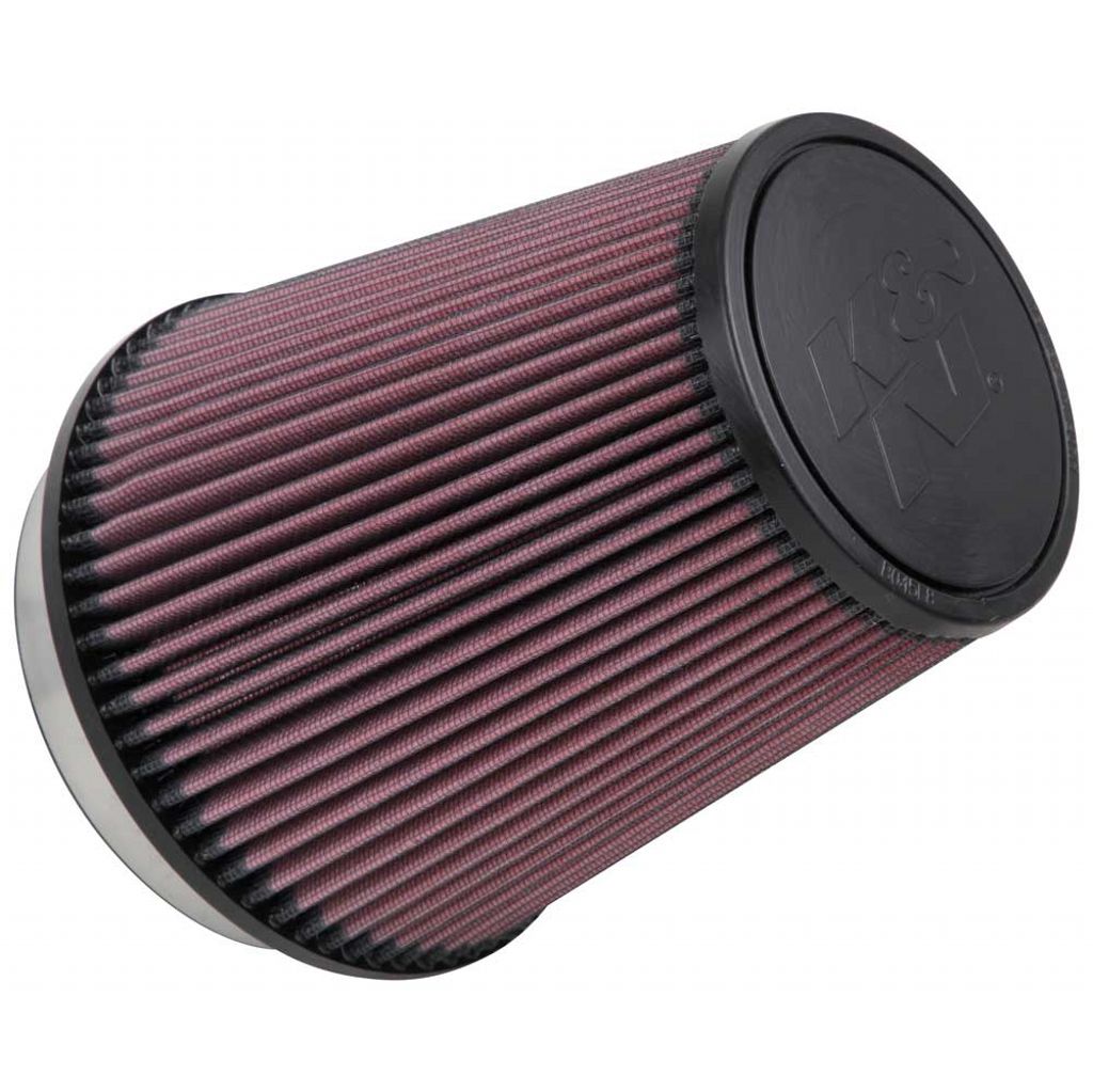 K&N RU-2800 Clamp-On Air Filter 5"FLG, 6-1/2"B, 4-3/8"T, 7"H Universal Photo-0