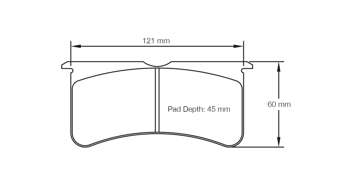 PAGID 2555-RSL29 Front Brake Pads for FORD Fiesta R2 Tarmac Rally Spec 2015 / Wilwood Superlite Photo-0