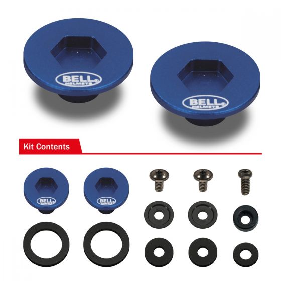 BELL 2020002 SV (SE03/SE05) Pivot kit & Screws, blue Photo-0