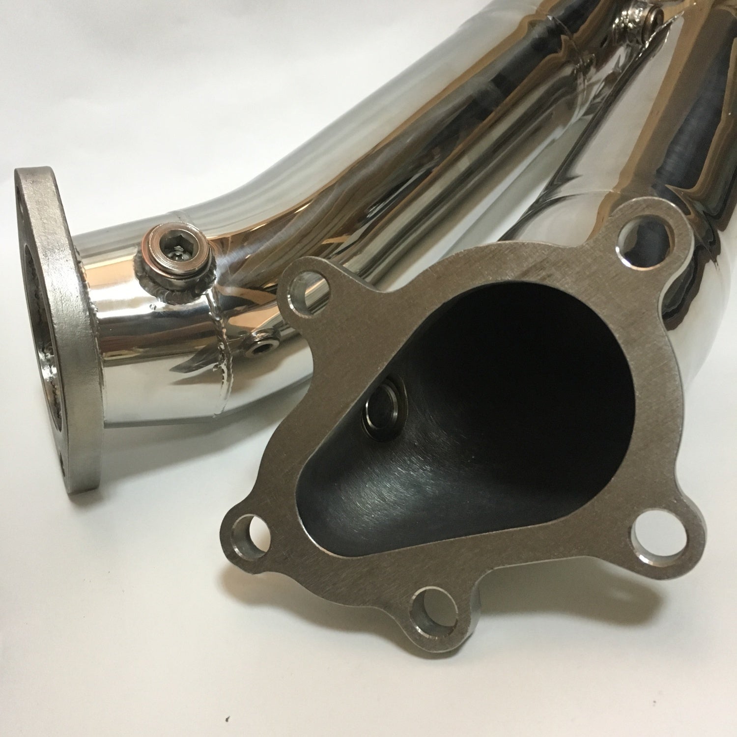 ARD 177119-01 S / S Downpipe / Brushed / Catless / d=89mm / NO heat shield / NISSAN GT-R R35 Photo-1