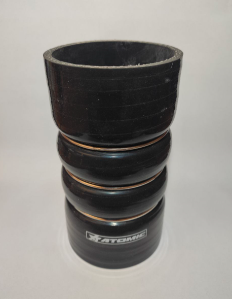 ATOMIC hhs76 BLACK Humps hose with steel rings 3” (76mm) Photo-0