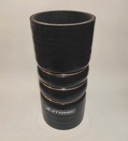 ATOMIC hhs63 BLACK Humps hose with steel rings 2 1 / 2” (63mm) Photo-1