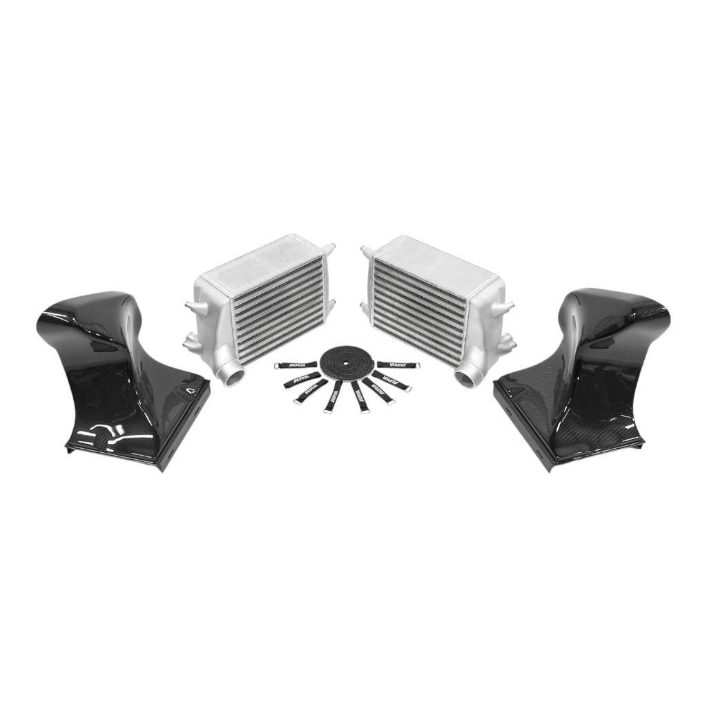 AMS ALP.26.09.0001-1 Intercooler Kit with Carbon Fiber Shrouds for PORSCHE 911 Carrera (991.2) Photo-0
