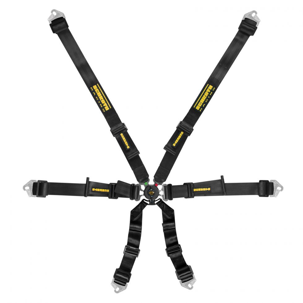 SCHROTH 94530A-0 Seat Belt Flexi 6-point 2“ (50 mm) 2x2 Black FIA 8853-2016 Photo-0