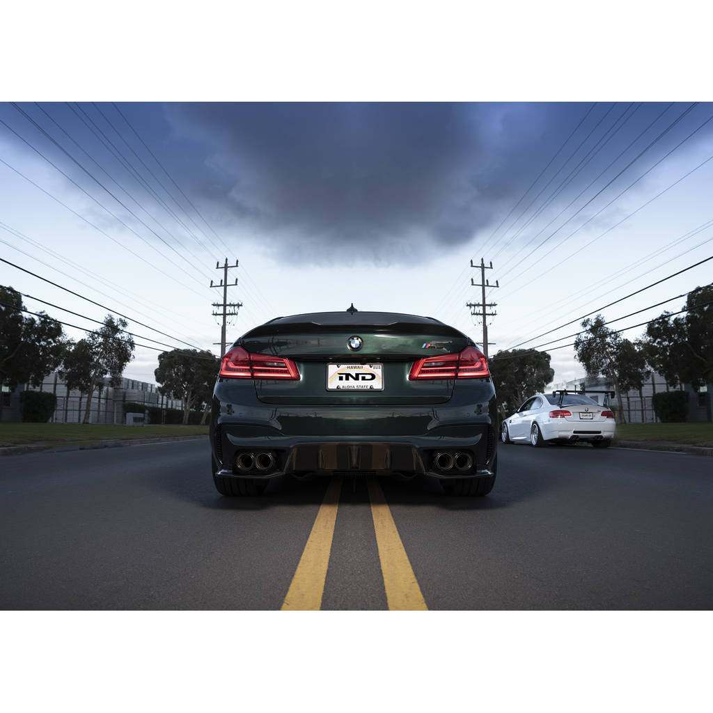 EISENMANN B5555.00904.22 SPORT Exhaust system for BMW F90 M5, F91 M8, F92 M8, F93 M8 Gran Coupe (4x90 Lemans black) Photo-1