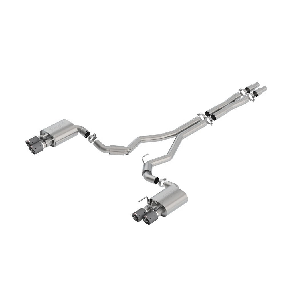 BORLA 140742CF Exhaust System "S-TYPE" W / VALVES MUSTANG GT '18 5.0L AT / MT RWD 2DR Photo-0