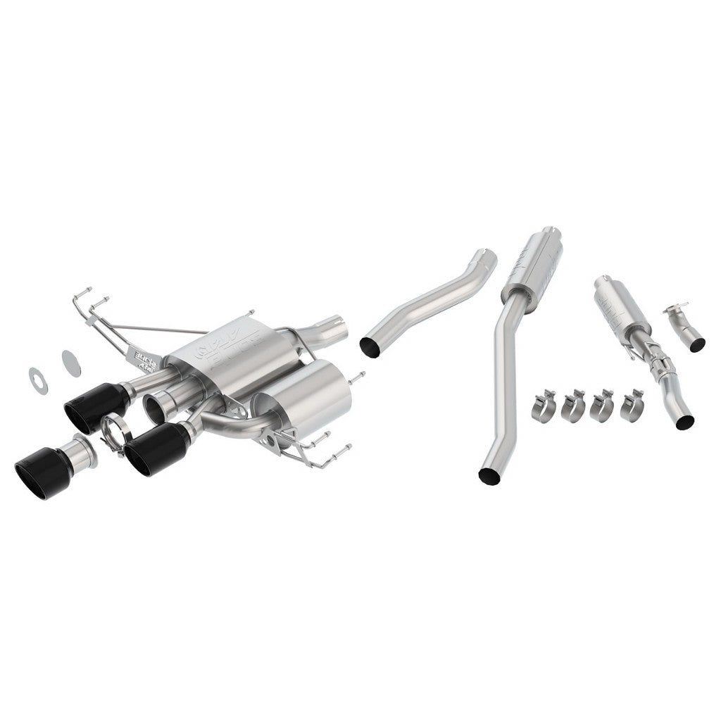 BORLA 140738CB Exhaust system ATAK 2.75" for CIVIC TYPE R '17-'18 2.0L Photo-0