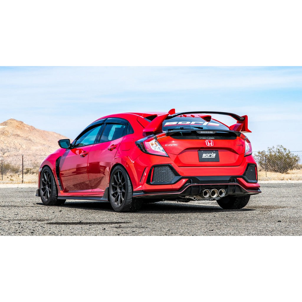 BORLA 140738 Exhaust system ATAK 2.75" for CIVIC TYPE R '17-'18 2.0L Photo-3