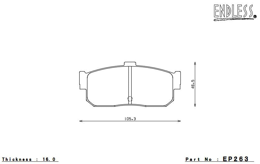 ENDLESS EP263MA45B Brake pads Photo-0