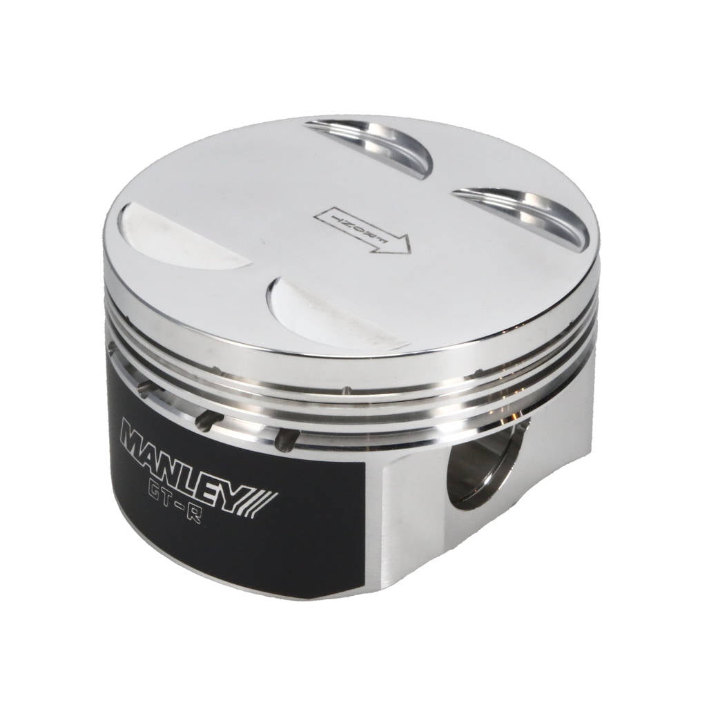 MANLEY 641000CE-6 Piston Set (98.00 mm Bore, 1.350" CH, -2.00 CC) for NISSAN 3.8L VR38DETT Photo-4