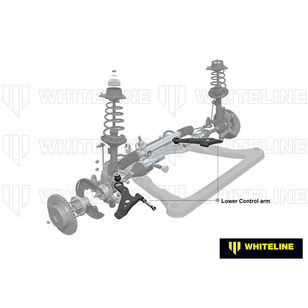 WHITELINE KTA252 Front Lower Control Arms - for Audi/VW MQB Fwd/Awd Photo-1