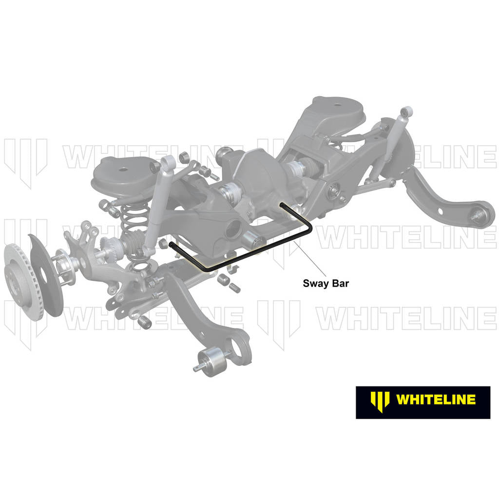 WHITELINE BWR25XZ Rear Sway Bar 24mm X Heavy Duty Blade Adjustable for Audi S3 RS3/VW Golf Mk7 R 2013-2019 Photo-1