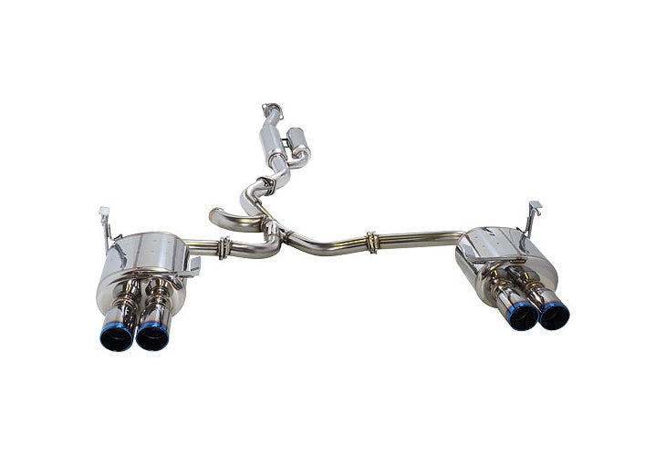 HKS 31021-AF022 Legamax Premium (Ti-Tips) Subaru Impreza GVF GVB (rear+center pipe) Photo-0