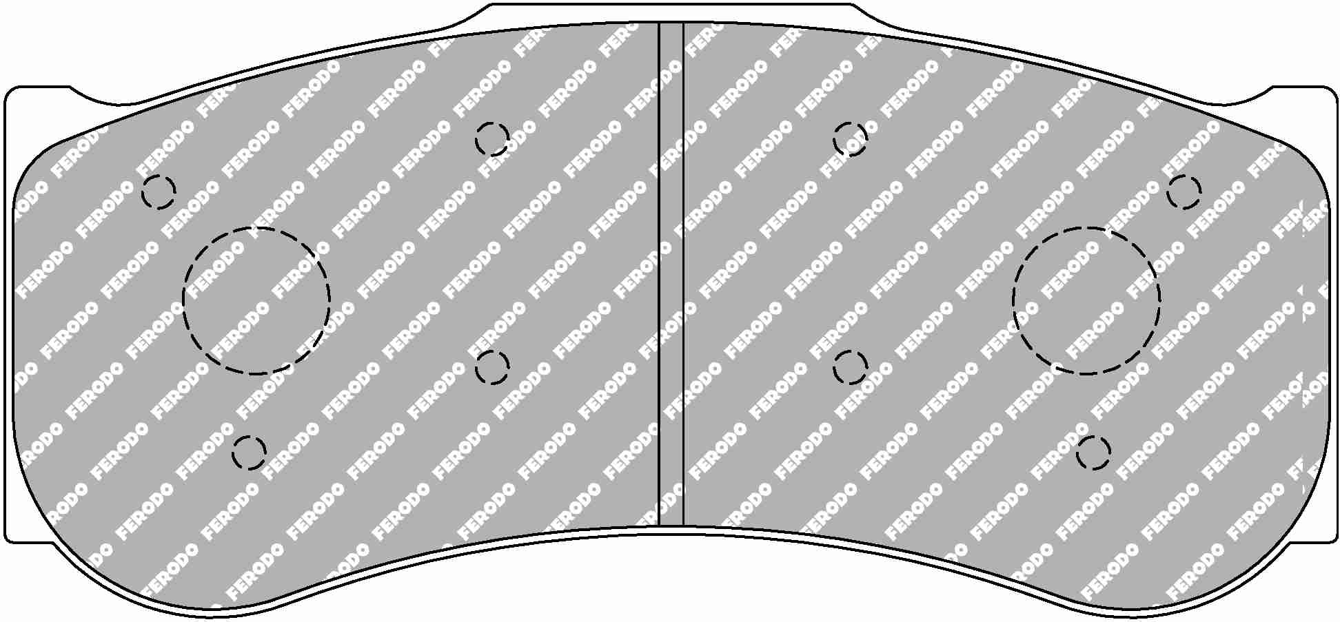 FERODO FRP3150GB Front Brake Pads DS3.12 for BMW M4 GT4 / M6 GT3 / CHEVROLET Corvette C7 GT3-R / BENTLEY Continental GT3 / HONDA NSX GT3 Photo-0