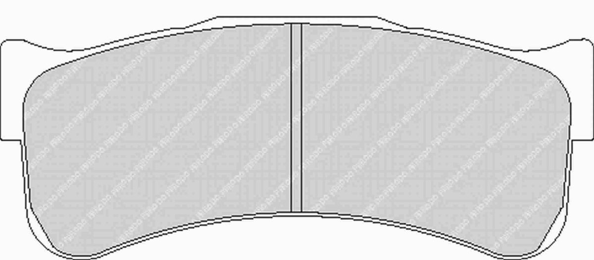FERODO FRP3110GB Front Brake Pads DS3.12 for PORSCHE 911 GT3 Cup (992) / AUDI R8 GT3 Photo-0
