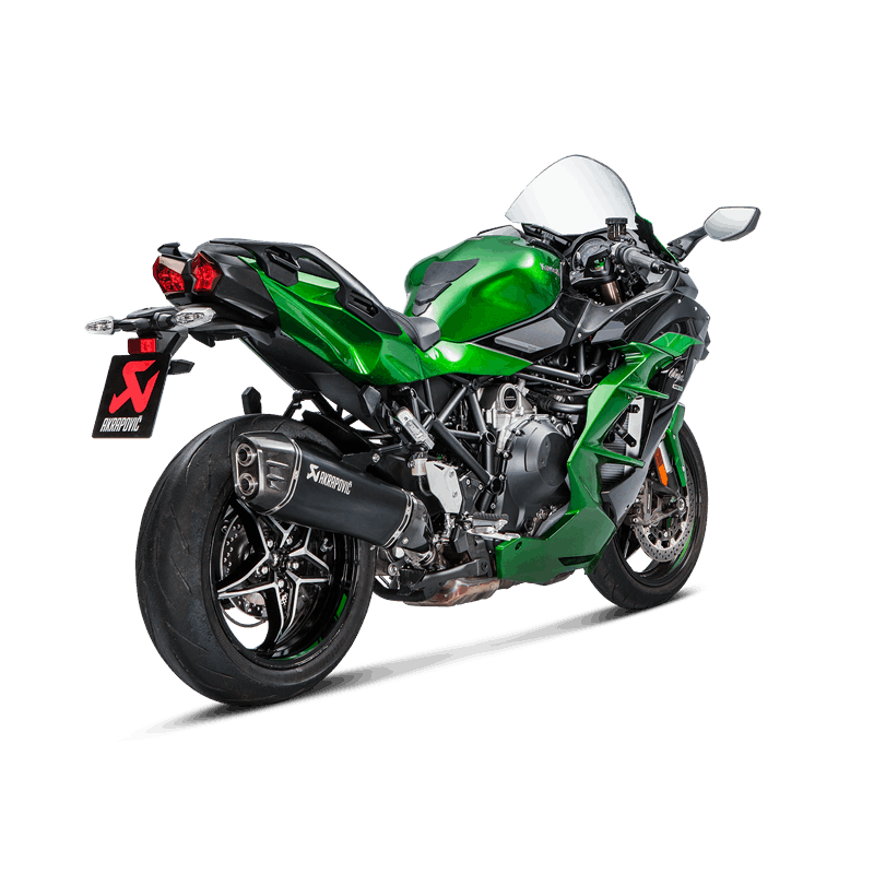 AKRAPOVIC S-K10SO21-HRAABL Slip-On Line (Titanium) KAWASAKI NINJA H2 SX 2018 Photo-1