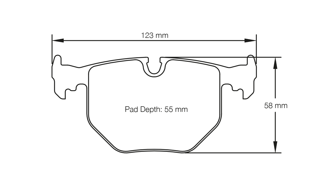 PAGID 2685-RSL29 Rear Brake Pads for BMW M3 (E46) / M3 CSL (E46) / M5 (E39) Photo-0
