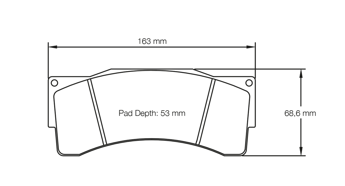 PAGID 2688-RSL29 Front Brake Pads for BMW M235i Racing / M240i Racing (AP calipers) Photo-0