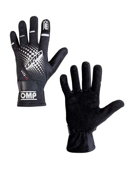 OMP KB0-2744-B01-071-L (KK02744E071L) Karting gloves KS-4 my2018, black, size L Photo-0