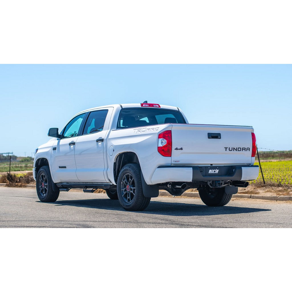 BORLA 140638BC Exhaust system TOYOTA TUNDRA 2014+ 4.6L / 5.7L TIP 4" RD X 14" BLACK CHROME Photo-1