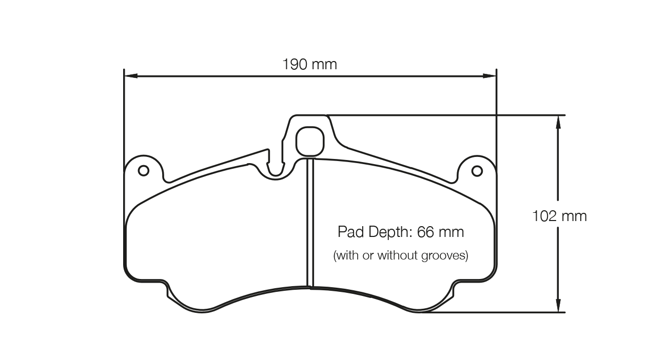 PAGID 2707-RSC1 Front Brake Pads for PORSCHE 997 GT3 / Turbo / GT2 / 987 Boxter / Cayman PCCB Photo-0