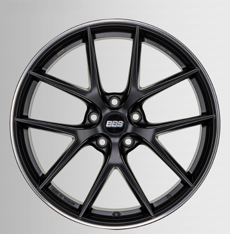 BBS 10015162 Wheel CI-R CI2001 Satin Black 8x19 PCD 5x108 ET45 CB70,0 PFS Photo-1
